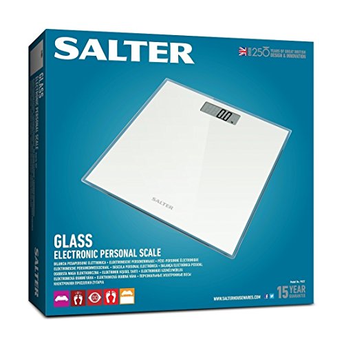 Salter 9037 Elektronische, digitale Personenwaage aus Glas - 5