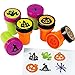 Produktbild German Trendseller® - 6 x Stempel Geistervillas  Kürbis  Spinnen  Gespenst  Halloween  Selbstfärbend
