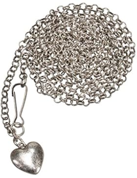 Trachtenschmuck Dirndl Miederkette 150 cm Länge (altsilber-farben) * Damen Dirndl Schariwari Oktoberfest