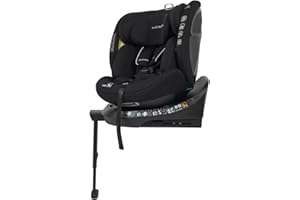 Enfasafe Maxima i-Size 360 Spin ISOFIX Car Seat, ECE R129, Extended Rearward Facing from Birth to Approx. 4 Years (40-105cm), Forward Facing from 15 Months to Approx. 12 Years (76-150cm)