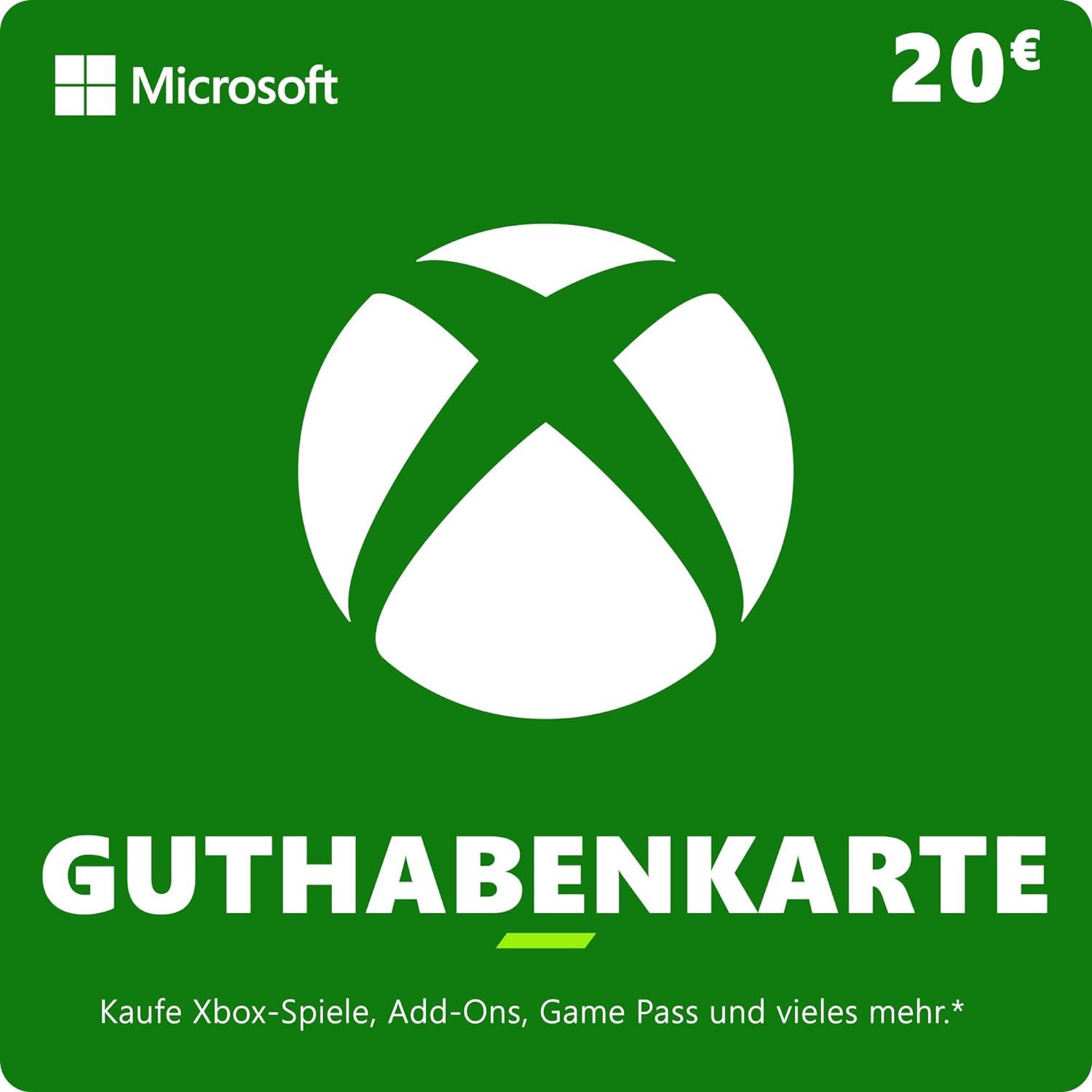 Xbox Guthaben | 20 EUR | Xbox Series X|S, Xbox One & Windows [Download Code]