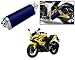 Auto Pearl Premium Quality High Performance Bike Exhaust Muffler Silencer Triangle Blue For - Bajaj Pulsar RS 200 RS.2899.00