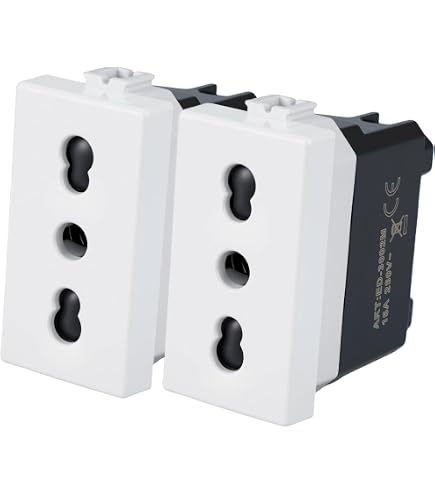Legrand LEG90138 Presa Elettrica A Incasso – 3P+T+N – 20 A – Con Protezione Bambini – 80x80 Mm