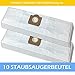 Produktbild 10 Mikrovlies Staubsaugerbeutel Für EINHELL: AS 1250, AS1250, ROWENTA: AQUALUX, GISOWATT: Ass 20 ... 35 (R), ROWENTA: RU33, Fakir: GS 27, ROWENTA: RB14