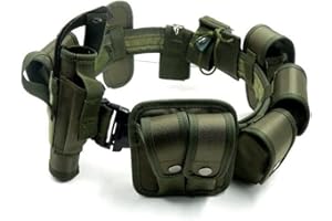 ACEXIER Multifunzionale 10in1 Tattico di Sicurezza Duty Cinture Pistola Fondina Torcia Del Sacchetto Set Utility Kit Cintura Polizia Militare Duty Belt
