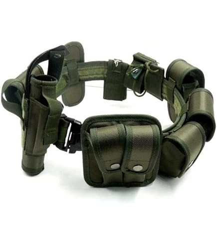 AMOC YAKEDA Kampfgürtel – Multifunktionales 5-teiliges Molle-System, Nylon, Verstellbar, Abnehmbar, Mit Taschen & Zubehör – Taktischer Gürtel In Schwarz AMOC YAKEDA Kampfgürtel – Multifunktionales 5-teiliges Molle-System, Nylon, Verstellbar, Abnehmbar, Mit Taschen & Zubehör – Taktischer Gürtel In Schwarz