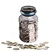 Produktbild Onerbuy Digitale Münze Bank Spar-Jar Automatische Münz-Zähler Piggy Bank Große Kapazität Geld sparen Box mit LCD-Display, Transparent Clear
