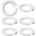 E27 to E14 Lamp Shade Ring Converter, 6 Pack Lampshade Reducer Ring Washer E27 Lamp Ring, Plastic Replacement 42mm to 29mm Lamp shade Adapter Rings Light Shade Fitting
