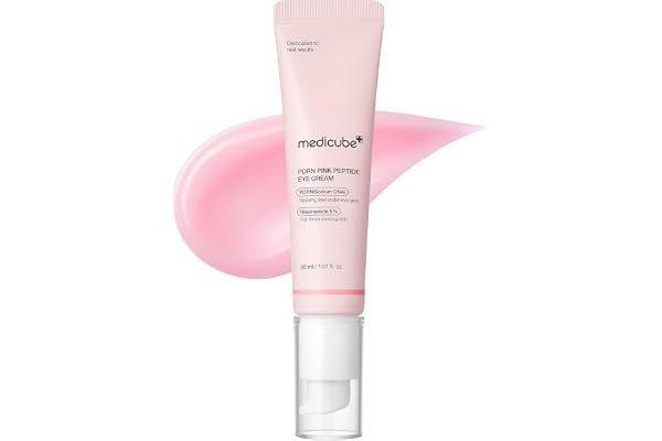 medicube Eye Serum with Salmon DNA PDRN & Pink Peptides | Retinol al 99% para Líneas Finas, PDRN y Niacinamida para el Tono de la Piel Irregular, Cosmética Coreana, 30 ml