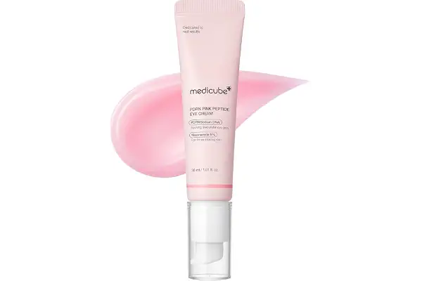 medicube Eye Serum with Salmon DNA PDRN & Pink Peptides | Retinol al 99% para Líneas Finas, PDRN y Niacinamida para el Tono de la Piel Irregular, Cosmética Coreana, 30 ml