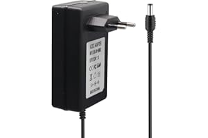 PAUTIX LED Tira de luces EU plug DC24V 2A adaptador de fuente de alimentación para tiras de LED, adaptador de corriente GS-CERTIFICATION AC100-240, fuente de alimentación de enchufe máximo de 48W