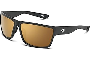 TOREGE Occhiali da sole sportivi polarizzati per Uomo Donna e donna Occhiali da sole da pesca da golf da ciclismo