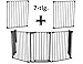 Impag® barrier, fireplace guard, oven guard, play pen with gate Marc 7 black