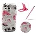 Produktbild Für Samsung Galaxy S3 Mini Hülle Silikon Schutzhülle Tasche Case,Weiches Silikon TPU Gel Bumper Case Etui Schale Cover Skin,Herzzer Modisch Hochwertig Ultra Dünn Slim Thin Bunt Handytasche Mit [Love Me Mehr Muster] Guter Schutz Kratzfest Flexibel Leicht Gummi Rubber Jelly Soft Protective Stabil Handyhülle Schutztasche Back Cover Case Shell für Samsung Galaxy S3 Mini + 1 x Frei Rosa Handy Halterung Ständer + 1 x Frei Rosa Touch Pen Stift Stylus