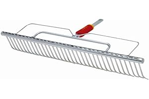 Wolf-Garten UHM Multi-Change Longspan Rake Lawn Care Tool Head, Red