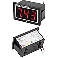 Jaerb 0.56 Inch 3-digit LED Display Voltage Meter, DC Voltage Panel, for Electric Bikes Battery Voltage Kids Cars Motorcycles (DC5-130V)