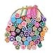 50 Pcs 3D Fimo Cane Stick Flower Pattern Nail Art Tips DIY Decoration Manicure