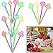 Produktbild Boao 300 Stücke Kunststoff Picks Cocktail Picks Vorspeise Picks Kunststoff Getränk Picks für Tropische Party Dekoration und Zubehör ( (Poker Form)
