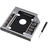 OMorc SATA 2nd HDD HD Hard Drive Caddy Case for 12.7mm Universal Laptop CD / DVD-ROM Optical Bay