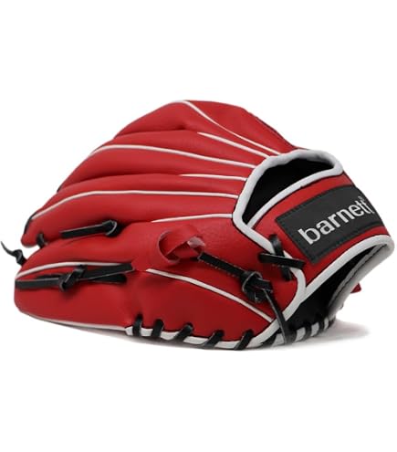 Barnett GL-203 Gant De Baseball Cuir De Catch Adulte 20,3cm Droitier Noir