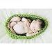 DAYAN Newborn Crochet Photo Prop Cocoon Blanket Diaper Cover Green