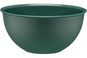 GALICJA MOLLY Bol mélangeur en plastique - Grand bol de cuisson durable - Robuste et fonctionnel - Bol à levure - Vert - 2000 ml - 2000 ml - 20 x 20 x 9,5 cm