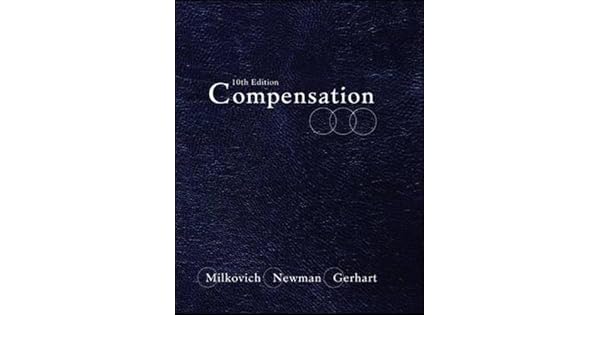 Compensation 10th Edition By Milkovich Newman And Gerhart Coffee