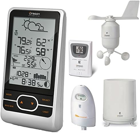 Oregon Scientific WMR86 Complete Home Weather Station plus an additional UVN800 UV Sensor