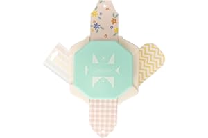 Craftelier - Perforadora para Etiquetas Decorativas 4 en 1, Troqueladora para Manualidades y Scrapbooking con 4 Diseños Creativos para Papeles con Gramajes 100 a 300 g/m², Crea Tags de 4 y 3 cm