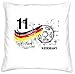Produktbild Fußball-Kissen ::: Nr. 11 Germany ::: Geschenk für Fußball Fans Deutschland ::: inkl. Füllung