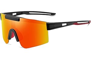 V VILISUN Cycling Glasses, Polarized Sunglasses for Men Women UV400 Sports Sunglasses Anti Glare Bike Goggles for Cycling Fishing Driving Travel Golf