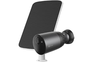 EZVIZ BC1c 4K Kit Batteridriven Övervakningskamera Utomhus WiFi, 10400mAh Trådlös Kamera Övervakning med AOV-läge, Smart AI M