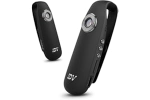 Hihey - Mini videocamera HD da esterni, per polizia/moto/bicicletta/moto/sport