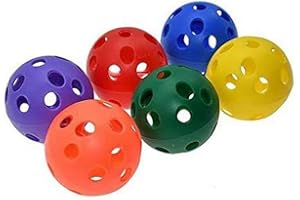 Pre-Sport Unisex-Youth Airflow Ball (Pack of 6), One size Multi-coloured