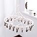 Produktbild GJY WCP Kinder 'S Kunststoff Kleiderbügel/Multifunktion Clip Kleiderbügel/Unterwäsche, Socken und Baby-Kleidung Trockengestelle-C,C