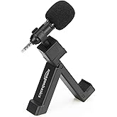 Amazon Basics Microphone for Smartphones with Clip - Black