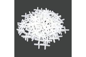 LAHVIUU Distanziatori per Piastrelle,1000 pcs Croce per Piastrelle Distanziatori Autolivellanti Piastrelle Crocette Piastrelle Cunei per Piastrelle Fughe Stucco per Piastrelle,per Parete Pavimento (2mm)