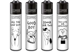 SUNMONDO Clipper Feuerzeug 4er Set: (FFX Adult 3)