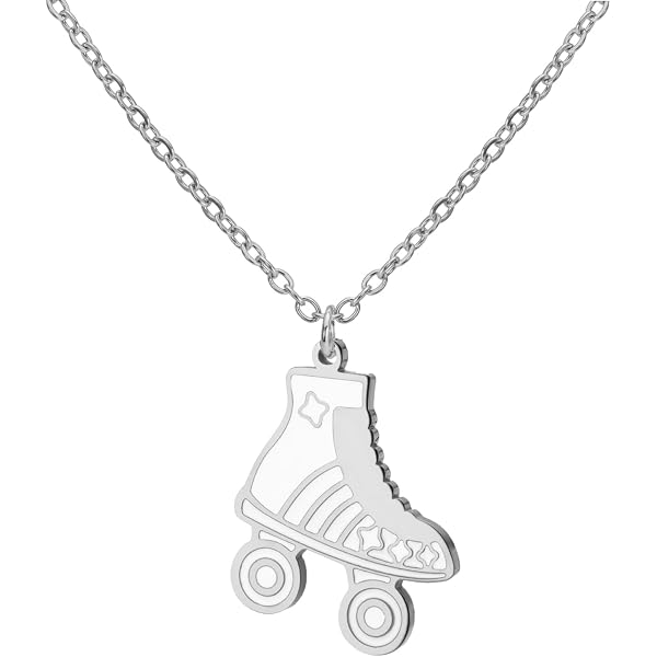 My Shape Bracciale Rigido 3D Per Ragazze - Con Cristalli Turchesi E Ciondolo Pattinatrice Sul Ghiaccio - Gioiello In Lega Atossica, Regalo Con Sacchetto In Velluto