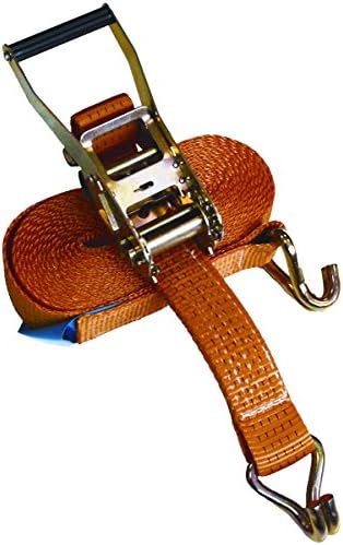 5000kg Ratchet Lashing Claw Hook Cargo Lorry Tie Down Webbing Restraint Straps (4mtr)