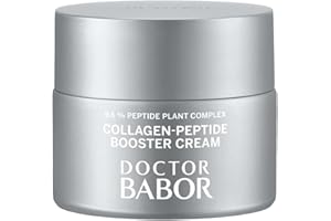 DOCTOR BABOR Collagen-Peptide Booster Cream | Feuchtigkeitsspendende Gesichtscreme für intensive Straffung | Anti-Falten Creme für sichtbar glatte Haut | Für Gesicht, Hals & Dekolleté | vegan| 50ml