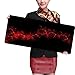 Produktbild JUNHONGZHANG Red Line Game Rubber Mouse Pad Keyboard Pad Computer Keyboard Pad Slip Gift Mat,300X600X2Mm
