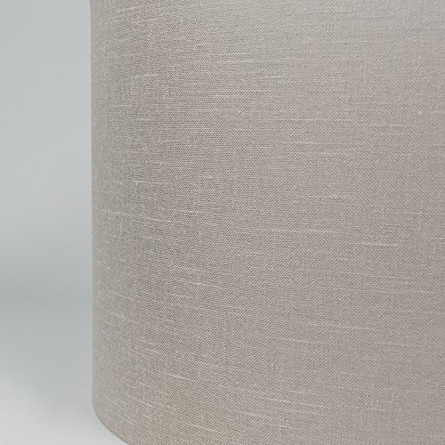 QAZQA Modern Polyester Lampenschirm 50/50/25 Zylinder taupe , Rund gerade Schirm Pendelleuchte, Schirm Stehleuchte, - 5