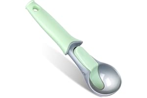ERUINFANG Eisportionierer Eislöffel Poliert Eislöffel Portionierer Eiskugelportionierer Ice Cream Scoop für Eiscreme, Keksteig, Reis,Melonenkugeln, Obst