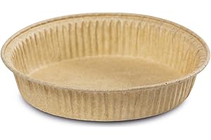 Guardini, Monouso, 6 Moldes para Tarta Ø9cm, Material: Papel de Horno, Color Beige.