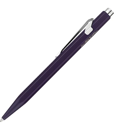 Caran d'Ache Balpenvulling Goliath vulling medium in violet, lengte: 12,3 cm, diameter: 0,9 cm, 8.421.111, lila