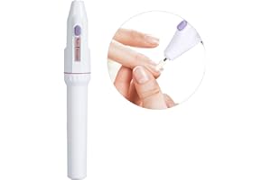 TMISHION Powerful Electric File Drill Nail Art Polisher Grinder Tool with 5Pcs Bits for Salon-quality Grooming of Hands & Feet At Home - Professional Manicure & Pedicure System