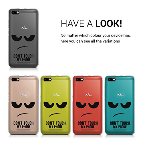 kwmobile Funda para Wiko Lenny 3 - Carcasa de TPU para m vil y dise o Don t Touch my Phone en Negro Transparente reviews kwmobile Funda para Wiko Lenny 3 - Carcasa de TPU para m vil y dise o Don t Touch my Phone en Negro Transparente