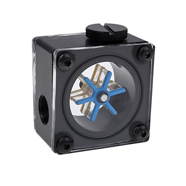 AlphaCool 17350 Eisfluegel Flow Indicator G1/4 Square - Acetal Refrigeración Líquida Monitoreo