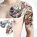 Price comparison product image Handaxian 3pcs Tattoo Sticker Body Art Chest Tattoo Detachable Waterproof 3pcs-12